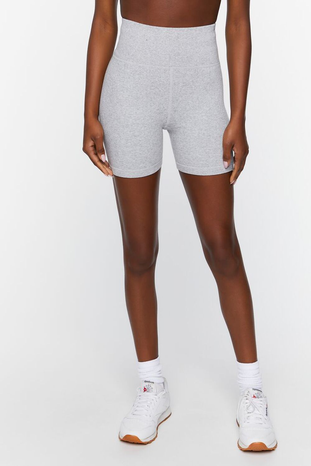 Active Seamless Heathered Biker Shorts